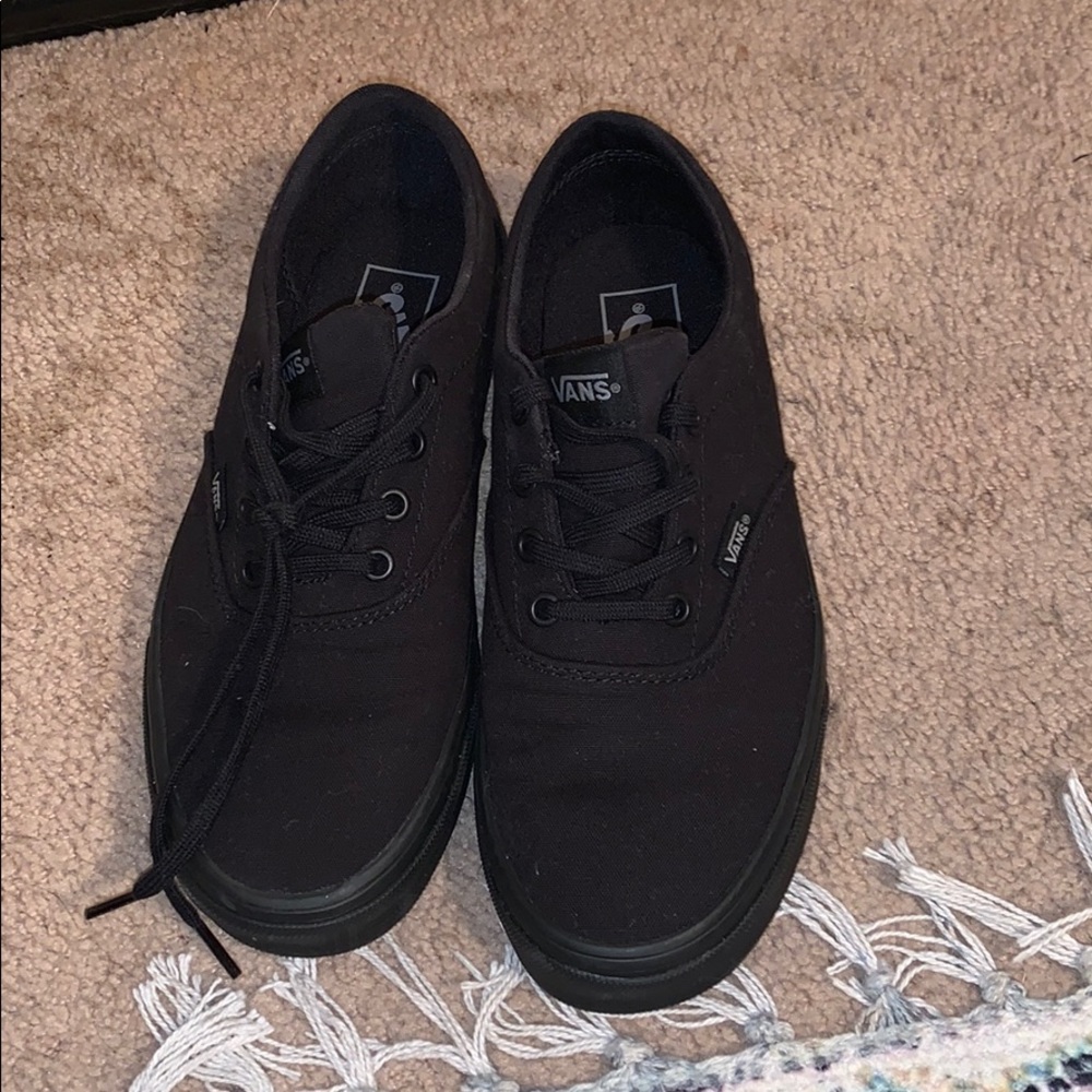 All black vans